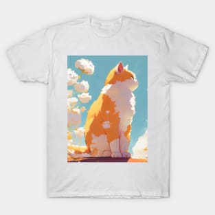 Orange and white cat T-Shirt